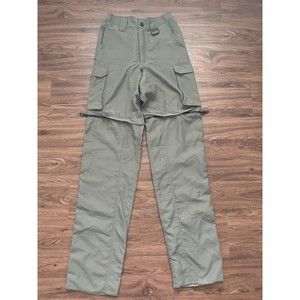 Boy Scouts BSA Convertible Pant Mens XS Regular Green Not Hemmed Uniform